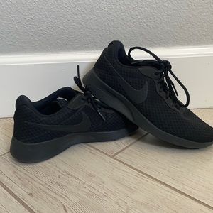 Black Nike shoes
